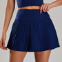 Newest Customize Summer Quick Dry 2 in 1 Pleated Skirt for Women Solid ColorTennis Padel Pickleball Skirt with Pocket