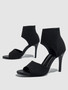 Summer Hot Sale New High Heels 2025 Custom Hand-knitted Model Elastic Roman Stiletto Outdoor Sandals