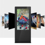 65 Inch 3000nits Sunlight Readable Outdoor Free Standing Large Advertising TV Totem Digital Signage and Displays