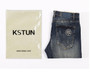 KSTUN Jeans Men New Arrivals Autumn Winter Direct Straight Retro Blue Stretch Vintage Casaul Streetwear Moto Biker Jeans Size 40