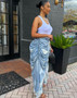 Women Solid Jeans Pants Denim Pleated Trousers Fuzzy Edge Full Lenth Mid Waist Zipper Straight Y2k Streetwear Casual 2026 Spring