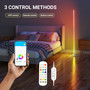 RGBIC Built-in with Segmented Splicing, 5V Low Voltage 10W Energy-Saving, Design for Modern Home Floor Ambient Lighting