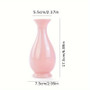 Ceramic Vase Small Ornament for Living Room Dining Table Flower Arrangement Home Decor Office Desk Dried Flower Bouquet