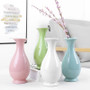 Ceramic Vase Small Ornament for Living Room Dining Table Flower Arrangement Home Decor Office Desk Dried Flower Bouquet
