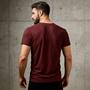 Men's T-shirt, Niche Design Knitted V-neck Short-sleeved T-shirt, Elastic and Comfortable Men's Clothing, Supplier