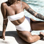 Solid Colour High Waist Split Sexy Bikini,Summer Beach Skirt,Women's Swimwear,Beach Thong,Two Piece,Sexy Backless Swimwear,bijin
