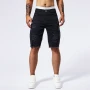 2025 Summer New Men's Ripped Denim Shorts Fashion Vintage Hole Streetwear Stretch Slim Knee-length Short Pants Trendy Brand Male