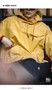 Maden Casual Outdoor Multi-pocket Hooded Men's Jackets Spring Fall Loose Windbreak Parka Ginger Climbing Outerwear Track Jacket
