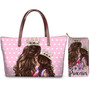 Custom Printed Women Bag Handbags African Girls Printing Purse and Handbags 2pcs Set Shoulder Tote Bag Females Summer Beach Bags
