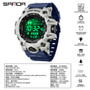 SANDA Outdoor Sports Men Watch Waterproof LED Analog Digital Show Multifunction Big Dial Electronic Wristwatch G style Male Cloc