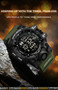 SANDA Outdoor Sports Men Watch Waterproof LED Analog Digital Show Multifunction Big Dial Electronic Wristwatch G style Male Cloc