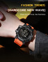 SANDA Outdoor Sports Men Watch Waterproof LED Analog Digital Show Multifunction Big Dial Electronic Wristwatch G style Male Cloc
