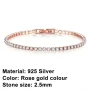 High quality 925 silver tennis bracelet, exquisite hip-hop fashion, original design for men and women, bracelet jewelry gift
