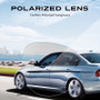Round Fashion Polarized Women and Men Fashion Glasses UV Protection Trendy Classic Style Ideal for Beach,, Camping, Driving