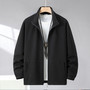 Extra Big Size Men's Spring Jacket Stand Collar Zip Up Coat Male Plus Large 10XL 12XL Loose Casual Fashion Work Wear Outerwear