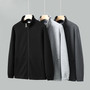 Extra Big Size Men's Spring Jacket Stand Collar Zip Up Coat Male Plus Large 10XL 12XL Loose Casual Fashion Work Wear Outerwear