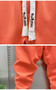 Autumn Men's orange Joggers Korean High Street Sports Trousers Cotton 9-Minute Sweatpants Fashionable Men's Clothing 2024