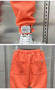 Autumn Men's orange Joggers Korean High Street Sports Trousers Cotton 9-Minute Sweatpants Fashionable Men's Clothing 2024