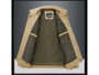 Spring Autumn Men's Cotton Jackets Trendy Men's Fashion Outerwear Windbreaker Coats Men Turn-Down Collar Tactical Jackets 5XL