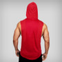 Gym Hooded Tank Top Men Fitness Clothing Mens Bodybuilding Hoody Vest Summer Sports Fashion Cotton Sleeveless T Shirts Plus Size