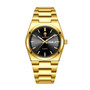 US Local Stock Gohuos 8807 Men Gold Black Quartz Watch Fashion Business Casual Reloj Montre Stainless Calendar Luminous Watches