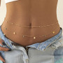 Spring Summer New Boho Minimalism Multilayer Waist Beads Women Fashion Geometric Sequins Belly Chain Sexy Body Chain Jewelry