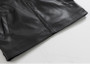 Mauroicardi Spring Autumn Cool Luxury Short Black Soft Light Pu Leather Jacket Men Zipper Casual Mens Jackets and Coats Fashion