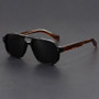 Vintage Punk Pilot Square Sunglasses Women For Men Fashion Luxury Brand Designer Shades Outdoor Driving Popular Male Sun Glasses