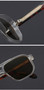 Vintage Punk Pilot Square Sunglasses Women For Men Fashion Luxury Brand Designer Shades Outdoor Driving Popular Male Sun Glasses