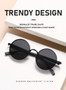 Vintage Round Sunglasses 2025 Fashion Classic Gradient Outdoor Shades Trendy Luxury Brand Designer Metal Rim Sun Glasses