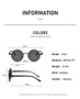 Vintage Round Sunglasses 2025 Fashion Classic Gradient Outdoor Shades Trendy Luxury Brand Designer Metal Rim Sun Glasses