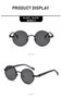 Vintage Round Sunglasses 2025 Fashion Classic Gradient Outdoor Shades Trendy Luxury Brand Designer Metal Rim Sun Glasses