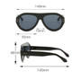 2025 New in Vintage Sunglasses for Women Modern Fashion Red Gradient Round Glasses Glasses Women Gift for Womens Sunglasses