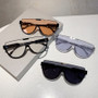 KAMMPT Vintage Semi-round Sunglasses Women Fashion Monoblock Outdoor Goggle Shades Ins Trending 2023 New Design UV400 Eyewear
