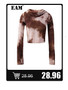 [EAM] Black Printed Back Zipper Sweatshirt New Round Neck Long Sleeve Women Big Size Fashion Tide Spring Autumn 2026 1DJ0624