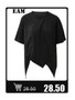 [EAM] Black Printed Back Zipper Sweatshirt New Round Neck Long Sleeve Women Big Size Fashion Tide Spring Autumn 2026 1DJ0624