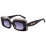 New Fashion Sunglasses Men And Women Large Frame Square Car Sunglasses Cool Trendy Color Glasses Frame M6216
