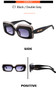 New Fashion Sunglasses Men And Women Large Frame Square Car Sunglasses Cool Trendy Color Glasses Frame M6216