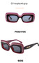 New Fashion Sunglasses Men And Women Large Frame Square Car Sunglasses Cool Trendy Color Glasses Frame M6216