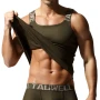 TAUWELL Fashion Men Tank Tops Sleeveless Tops Summer Undershirt for Gym Casual Wear Skinny Streetwear O-neck Male Vests 2025