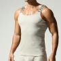 TAUWELL Fashion Men Tank Tops Sleeveless Tops Summer Undershirt for Gym Casual Wear Skinny Streetwear O-neck Male Vests 2025