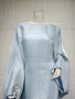 2024 Muslim Dress Women Summer Fashion Muslim Long Sleeve Satin Plus Size Long Abaya Kaftan Abaya Dubai Abaya Muslim Clothes