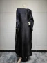 2024 Muslim Dress Women Summer Fashion Muslim Long Sleeve Satin Plus Size Long Abaya Kaftan Abaya Dubai Abaya Muslim Clothes