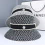Women's Fashion Hat Hollow Breathable Sun Sunshade Spring/Summer Weaving Hat Style British Fisherman Hat
