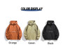 New Men Spring Autumn Waterproof Casual Versatile Top Japanese Korean Streetwear Fashion Loose Pullover Half Zip Hooded Jacket