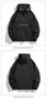 New Men Spring Autumn Waterproof Casual Versatile Top Japanese Korean Streetwear Fashion Loose Pullover Half Zip Hooded Jacket