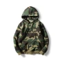 S-5XL Plus Size Men's  Style Camouflage Hoodie Spring Fall Fashion Casual Loose Hooded Long Sleeve Thicken Fleece Coats