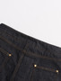 VGH Designer Solid Slimming Denim Skirts For Women High Waist Patchwork Button Spring Temperament Skirt Female Fashion Style New