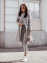 2026 Autumn/Winter European and American New Cross-Border Women's Clothing Amazon Woolen Coat Solid Color Tie-Up Mid-Length Woolen Jacket