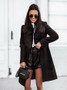 2026 Autumn/Winter European and American New Cross-Border Women's Clothing Amazon Woolen Coat Solid Color Tie-Up Mid-Length Woolen Jacket